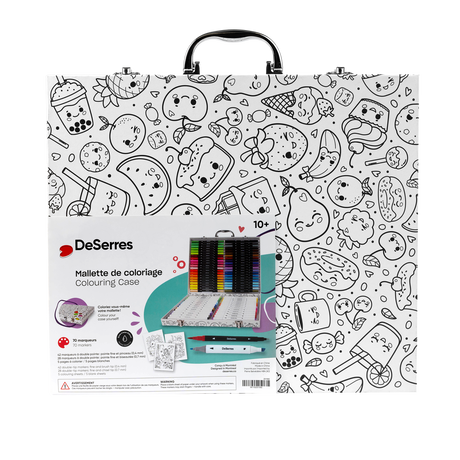 Mallette de coloriage - 70 marqueurs