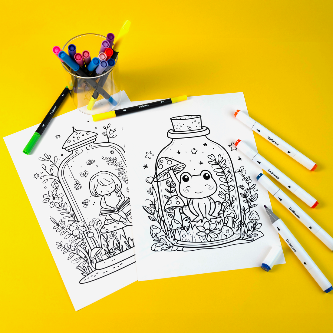 Mallette de coloriage - 70 marqueurs