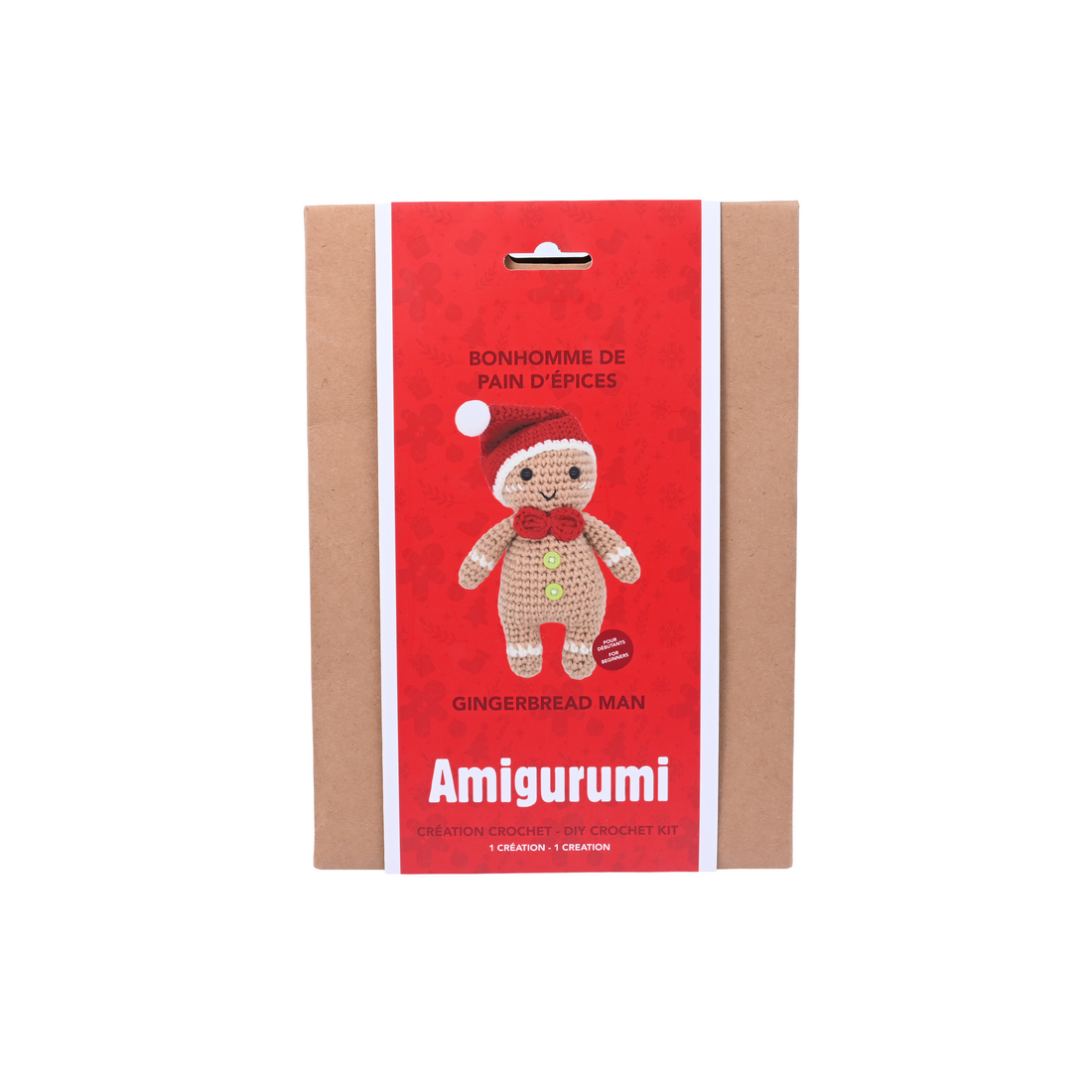 Kit DIY crochet - Bonhomme en pain d'épices (Bil)