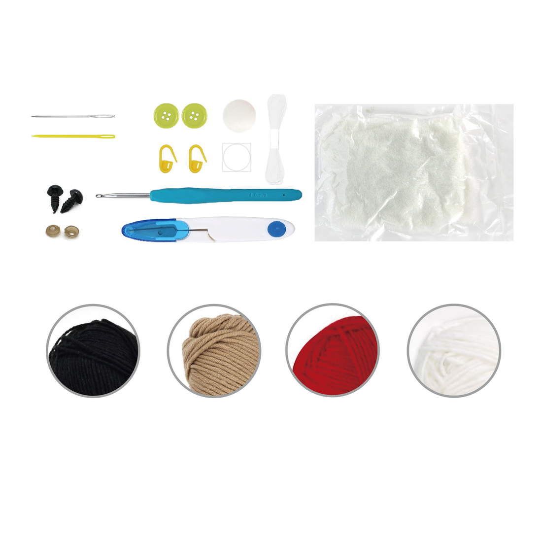 Kit DIY crochet - Bonhomme en pain d'épices (Bil)