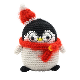 Kit DIY porte-clés crochet - Pingouin (Bil)