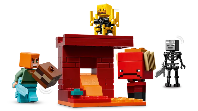 The Nether Lava Battle - Minecraft