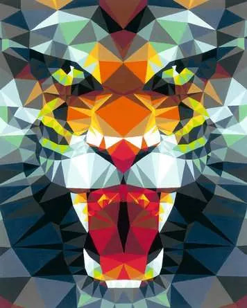 CreArt - Polygon Tiger