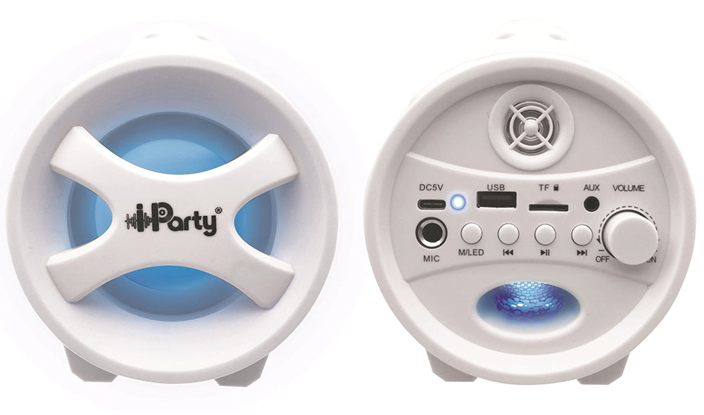  iParty Bluetooth Speaker with lights and mic