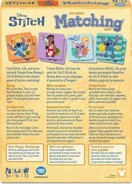Matching Game - Stitch (Bil)