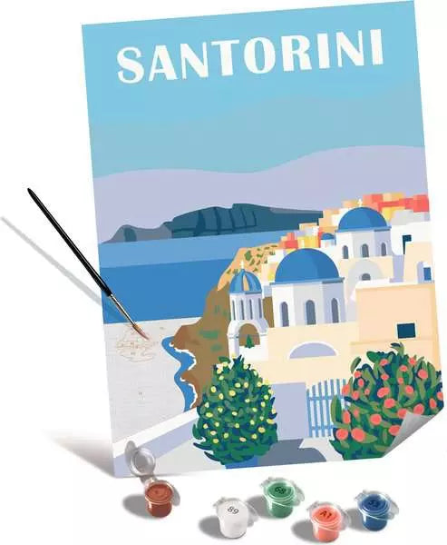 CreArt : Édition toiles - Santorin