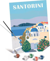 CreArt : Édition toiles - Santorin