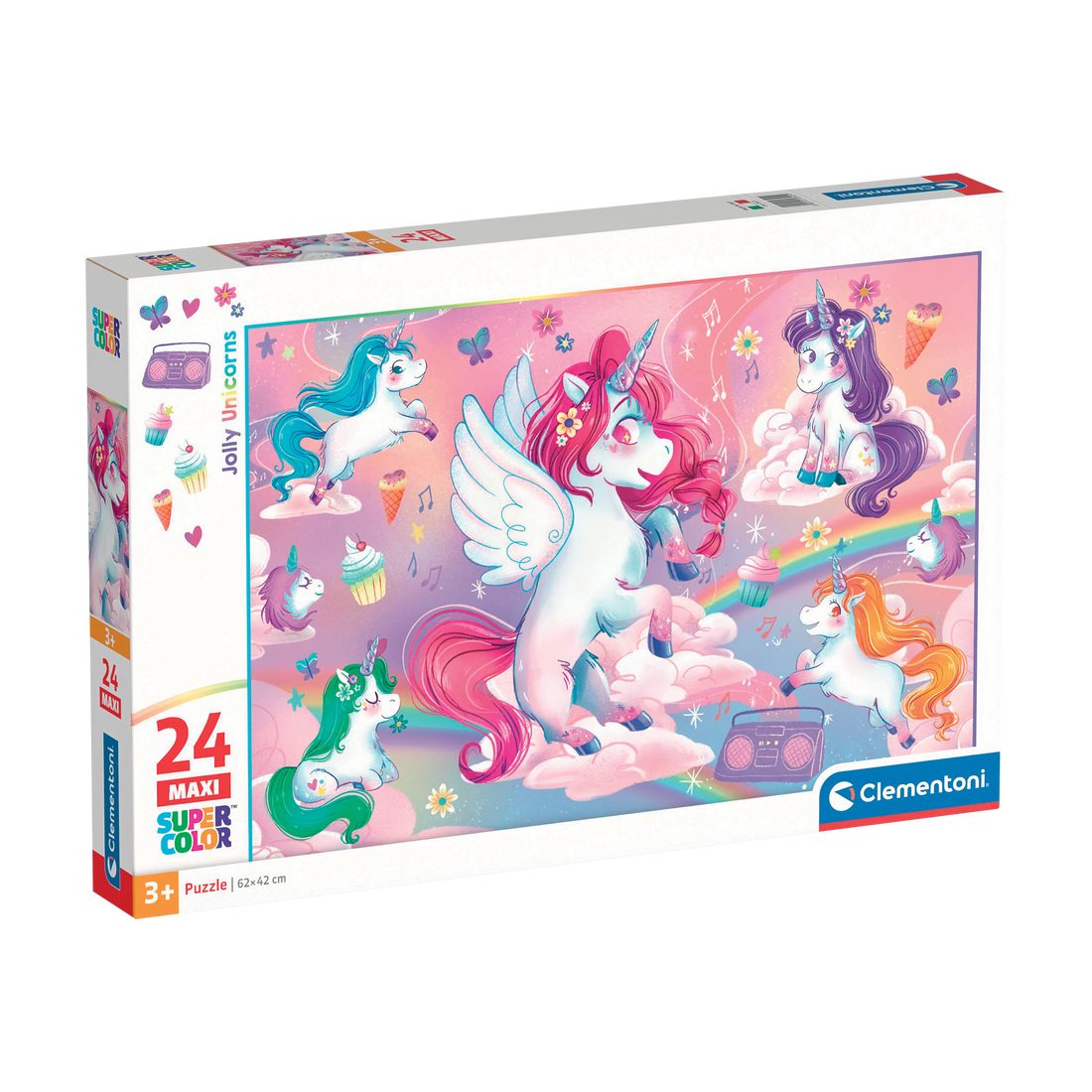 Licornes joyeuses - 24 mcx Plancher