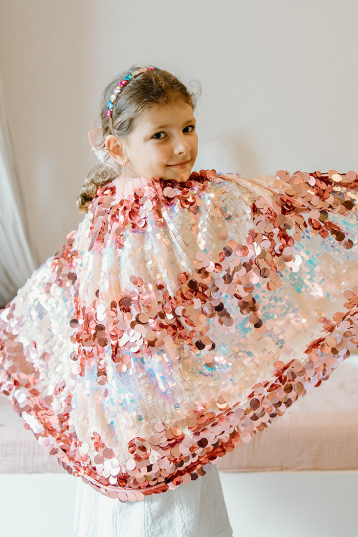 The 5th Avenue - Pink Sequins Cape