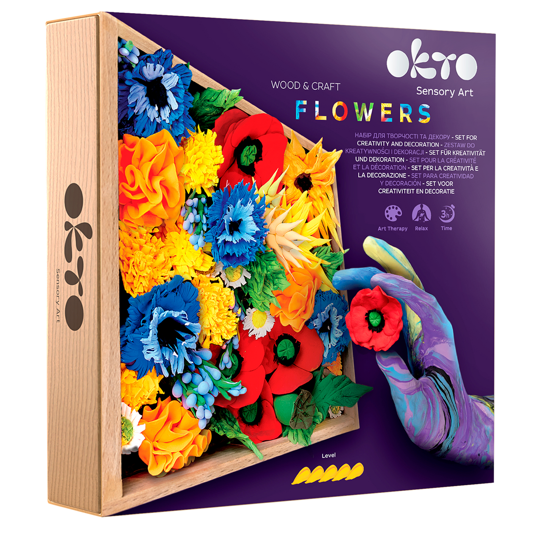 OKTO Wood & Craft - Fleurs - Liberté (Multi)