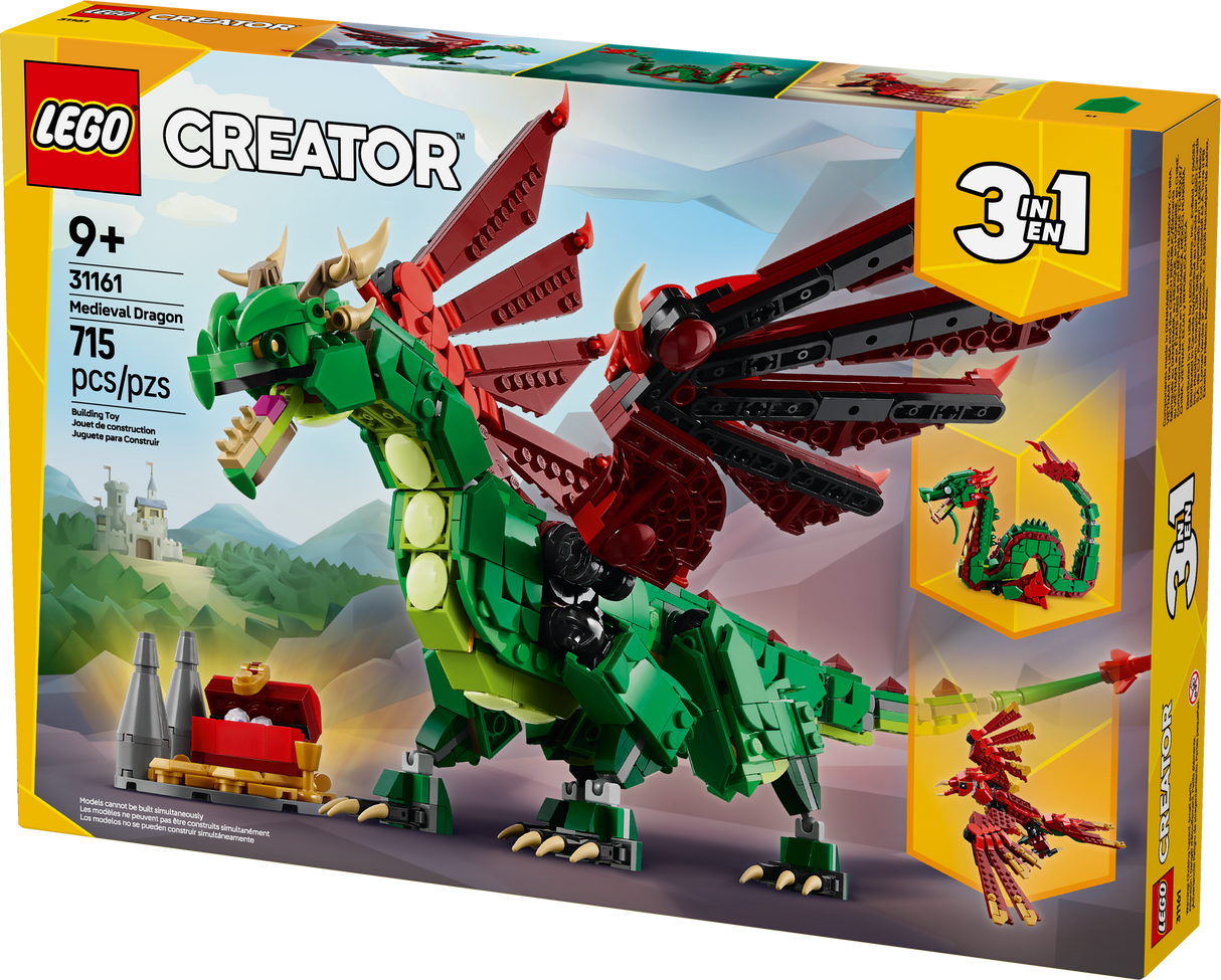 Le dragon médiéval 3-en-1 - Creator