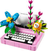 La machine à écrire avec des fleurs 3-en-1 - Creator