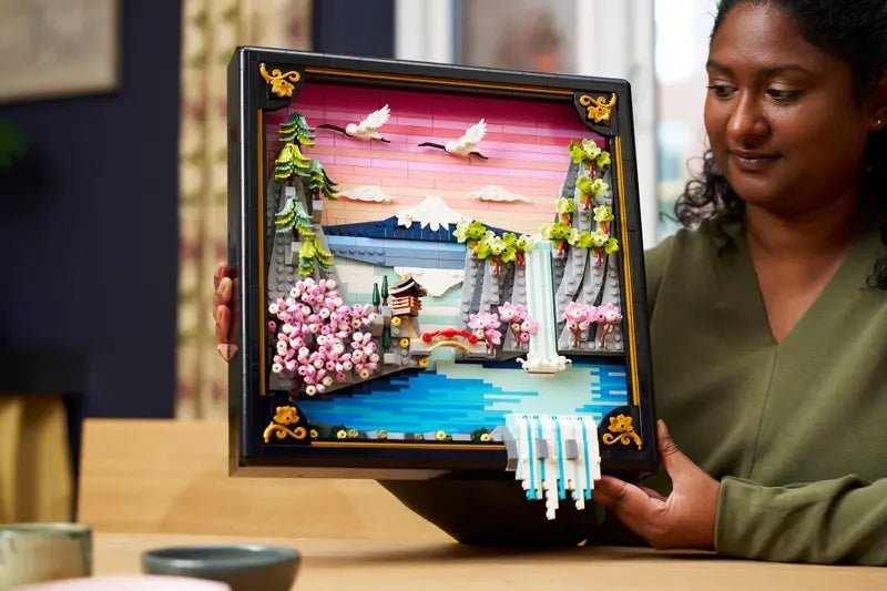 Les cerisiers en fleurs - Lego Art