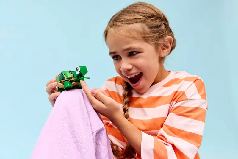 Turtle with Waterlily - Creator 3-in-1