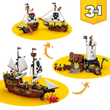 Iconic Pirate Ship - Creator 3-in-1