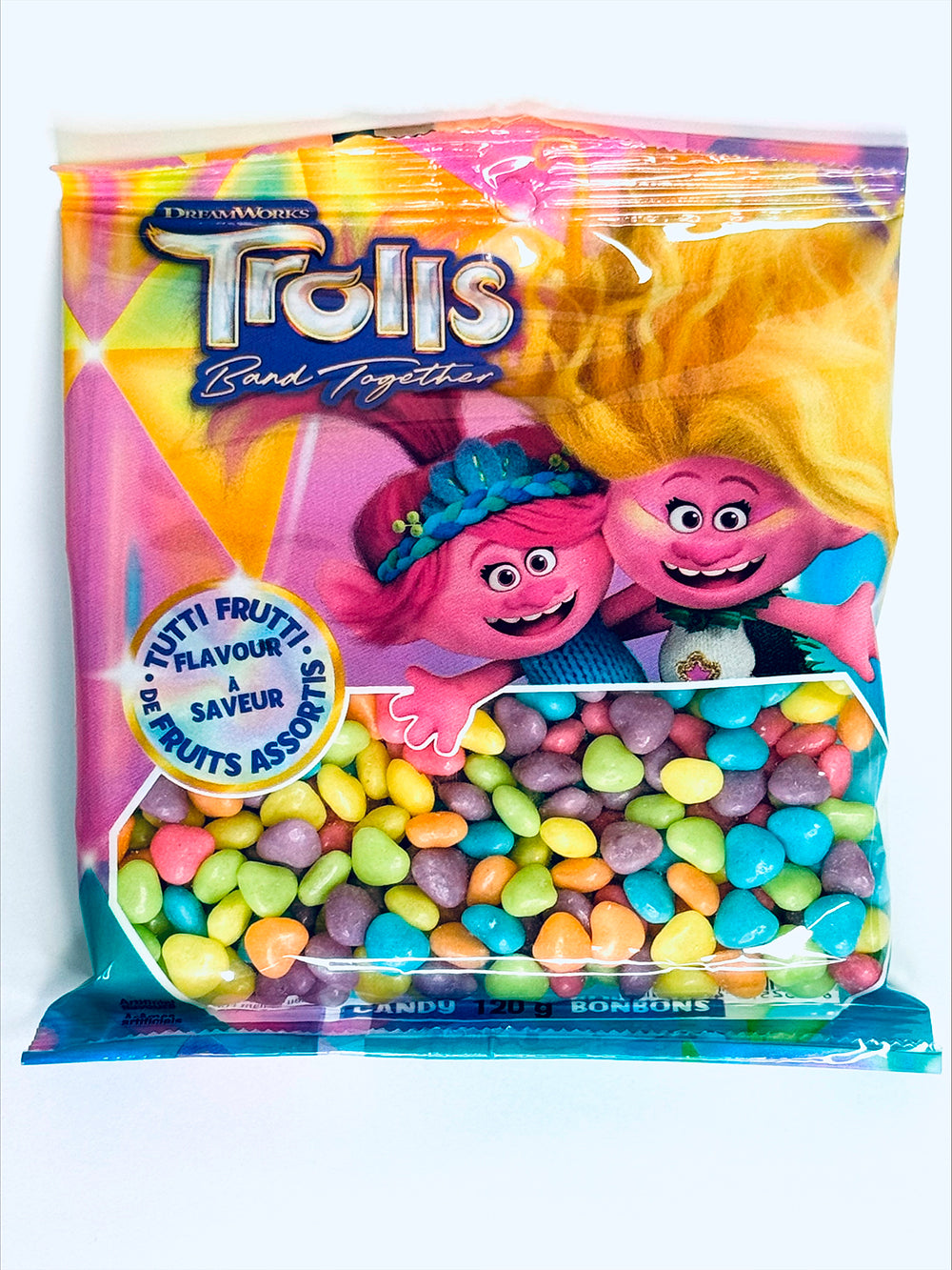 Trolls 3 - Fruity Heart Candy 120g