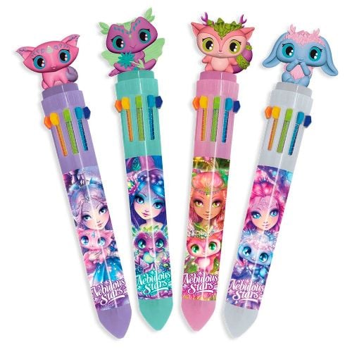 Stylo à billes 10 couleurs - Assortis