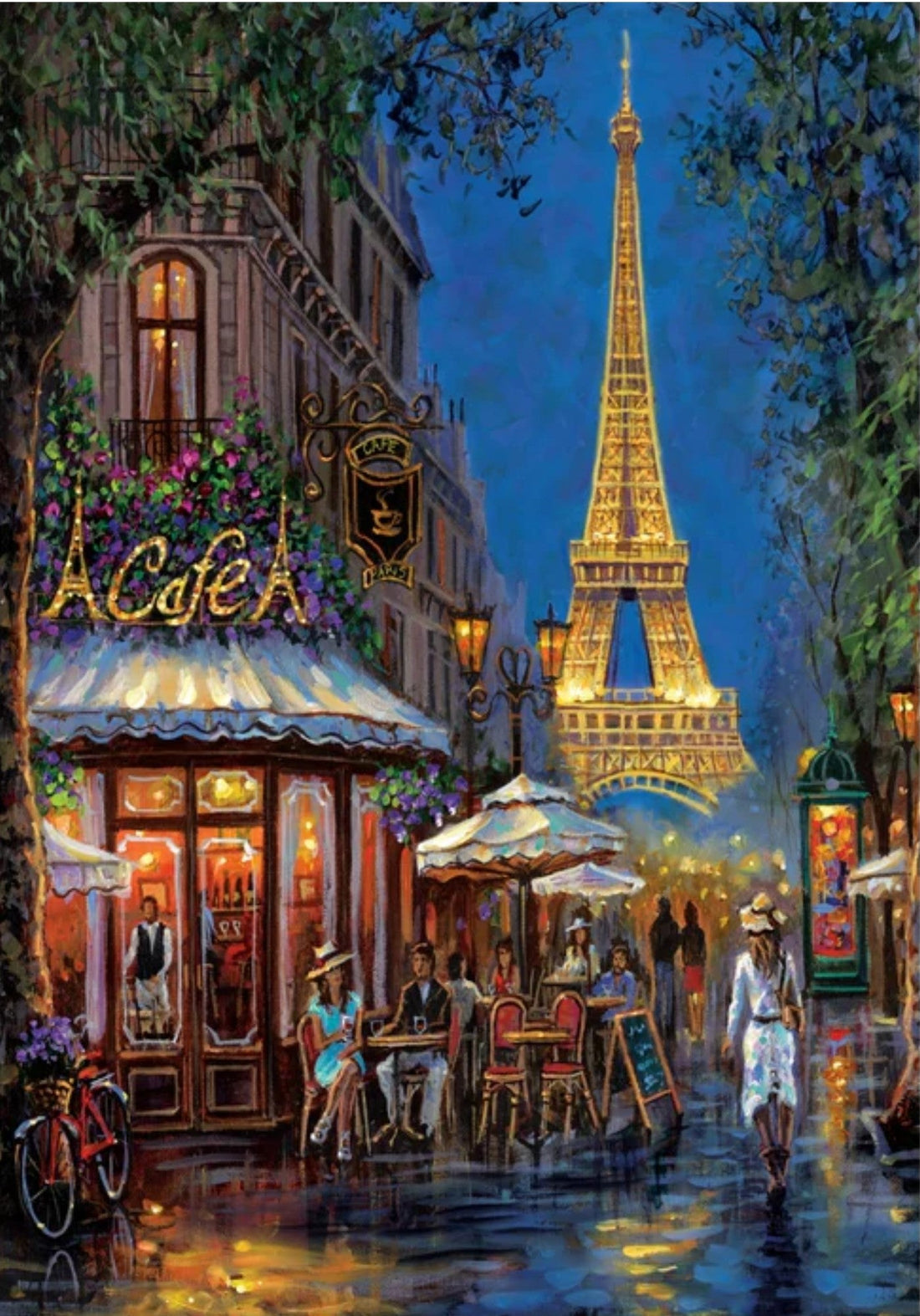 Night at the Eiffel Café - 500 pcs
