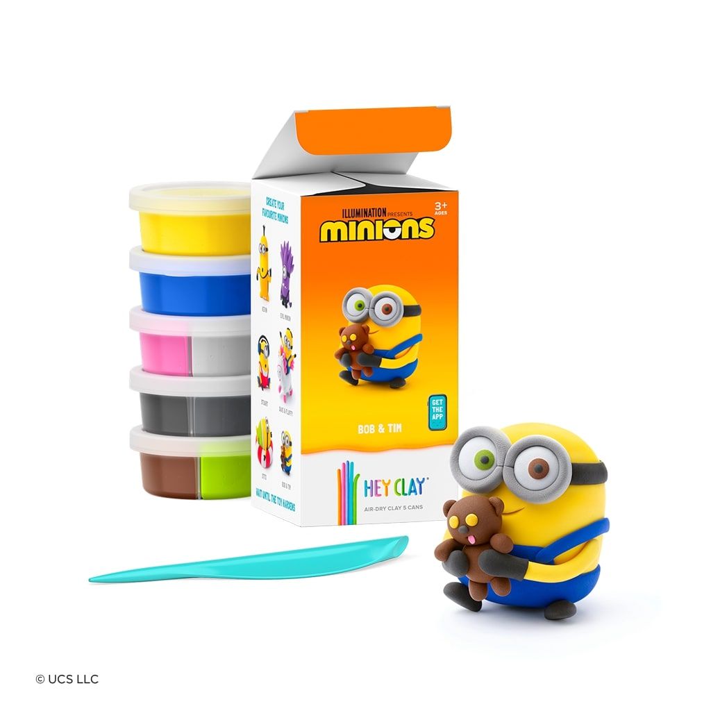 Ensemble d'argile Hey Clay - Minions : Bob et Tim