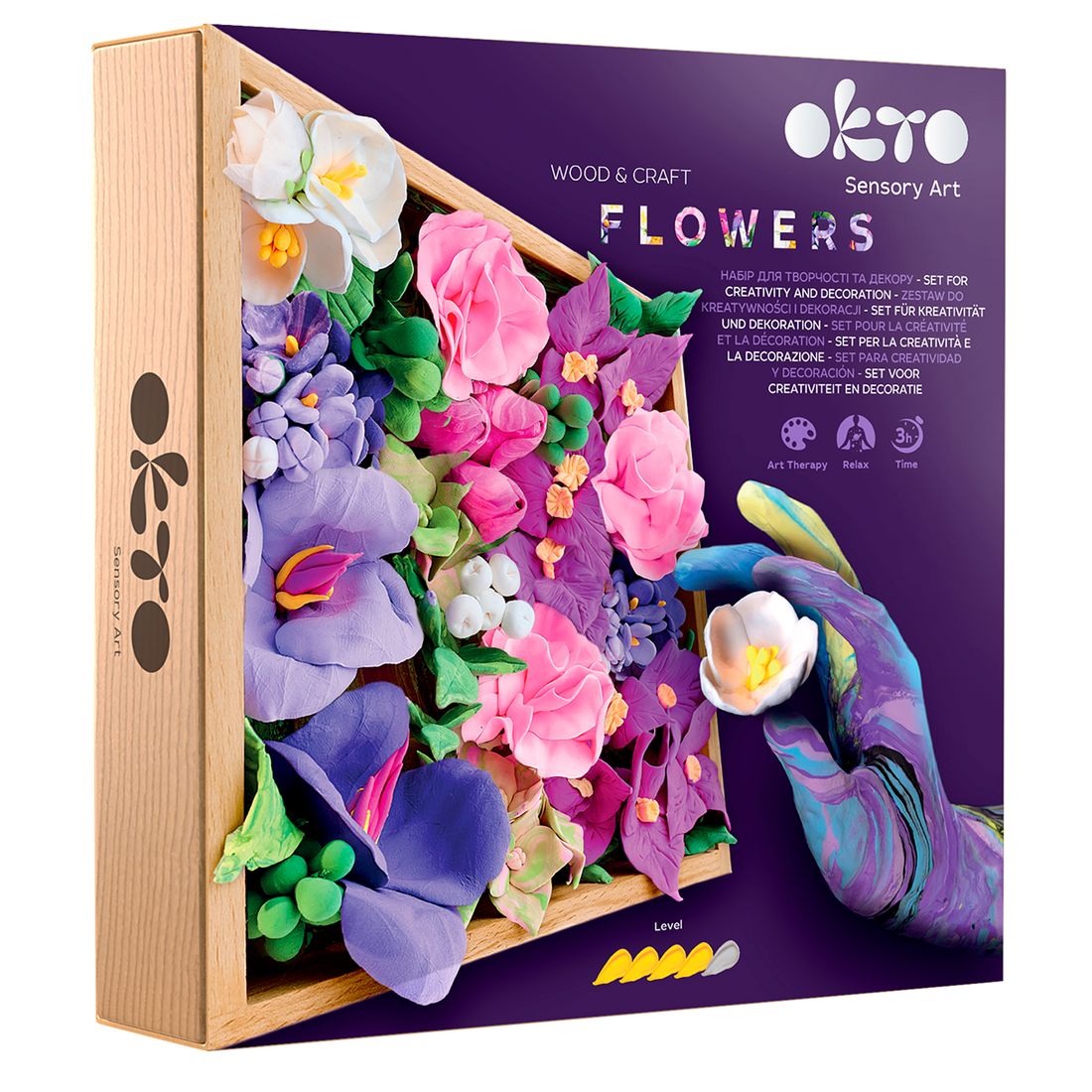 OKTO Wood & Craft - Fleurs - Inspiration (Multi)