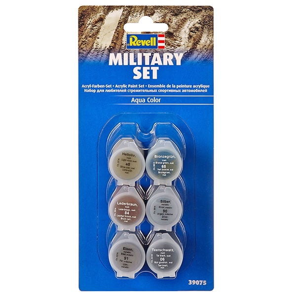 Revell Acrylic Paint Set of 6 Military