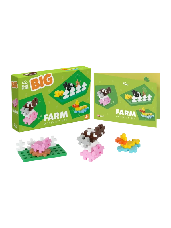 Plus Plus - BIG Farm Activity Set - 40 pcs