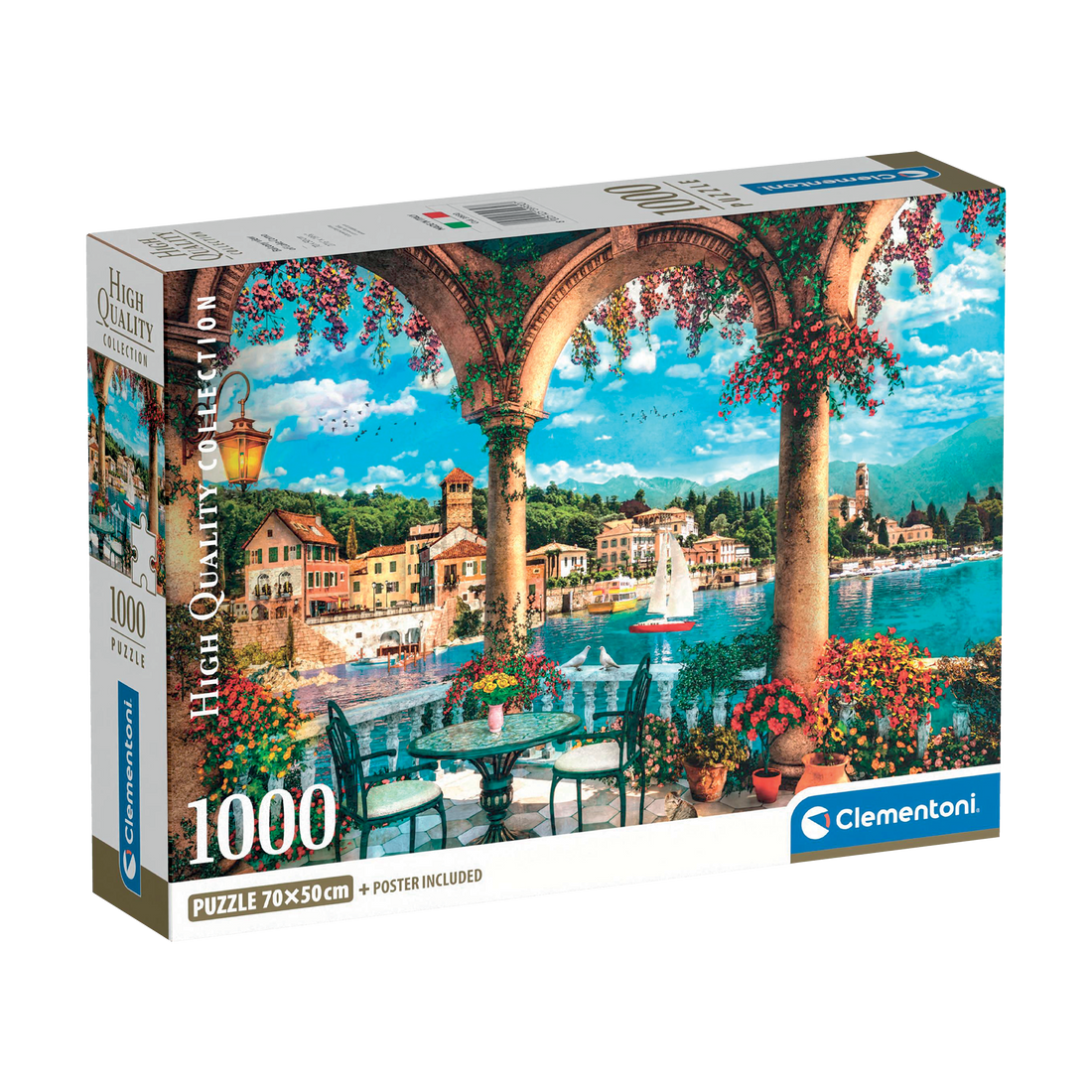 Balcony view of Lake Como - 1000 pcs