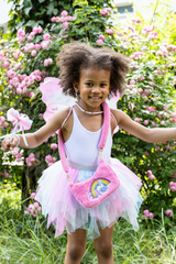 Rainbow Cuddle Crossbody Pink Purse