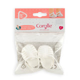 White sandals for 36 cm doll