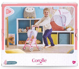 Poussette florale pour poupon 30 cm