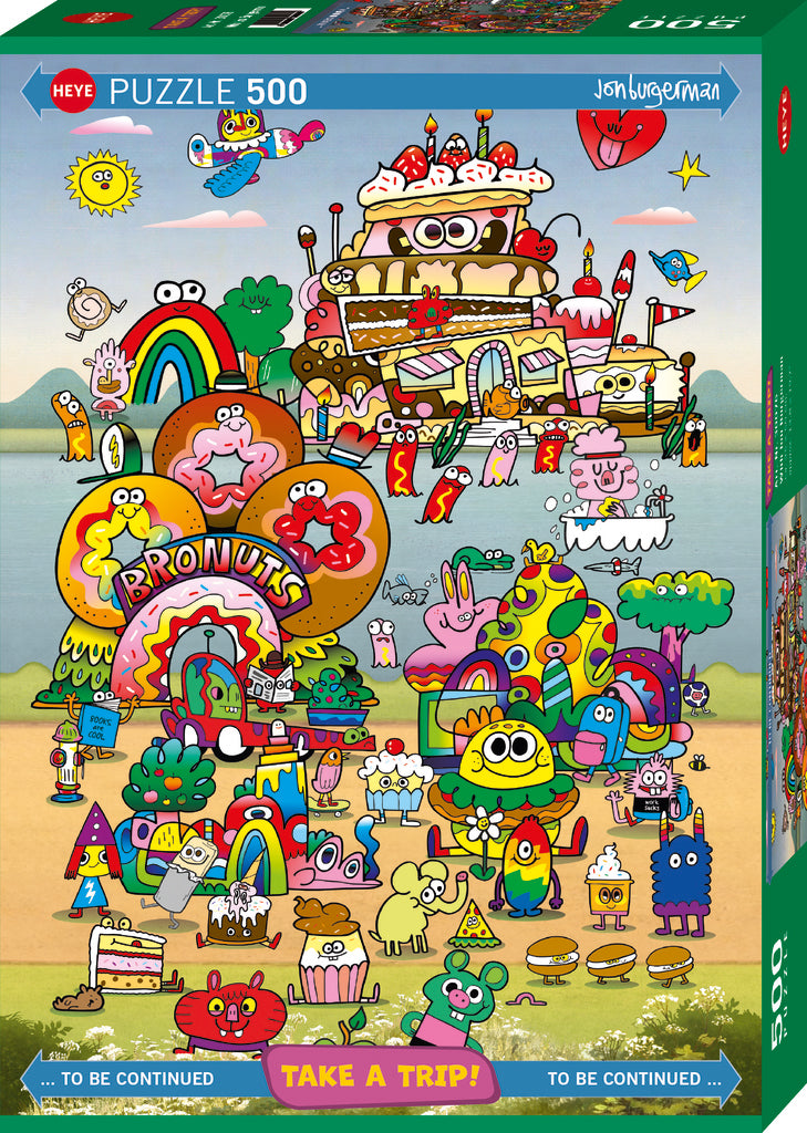 Take a Trip with Jon Burgerman - 500 pcs