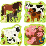 Les animaux de la ferme - Puzzle Up! - 4 à 10 mcx