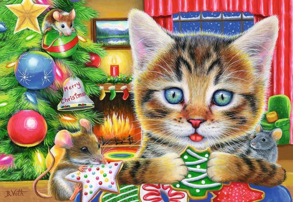 Christmas Kittens - 2 x 24 pcs – La Ribouldingue
