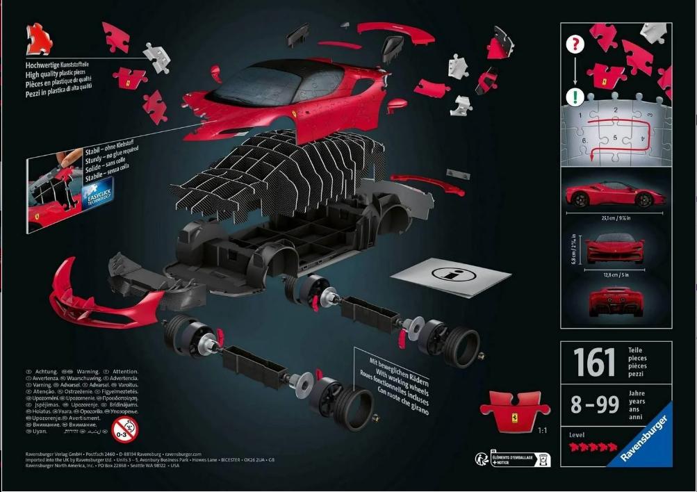 Ferrari SF90 Stradale - 161 pcs 3D
