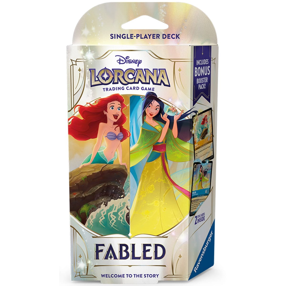 Disney Lorcana #9: Fabled - Single Player Deck - Amber and Sapphire (Ang)