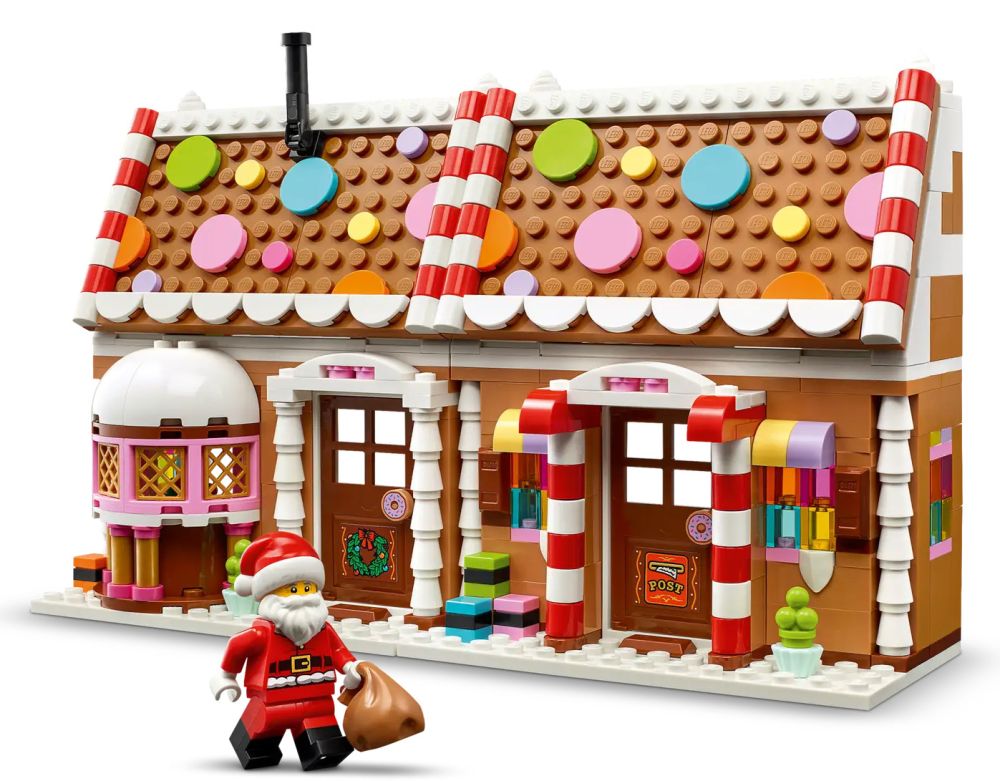 Festive Gingerbread House - Lego