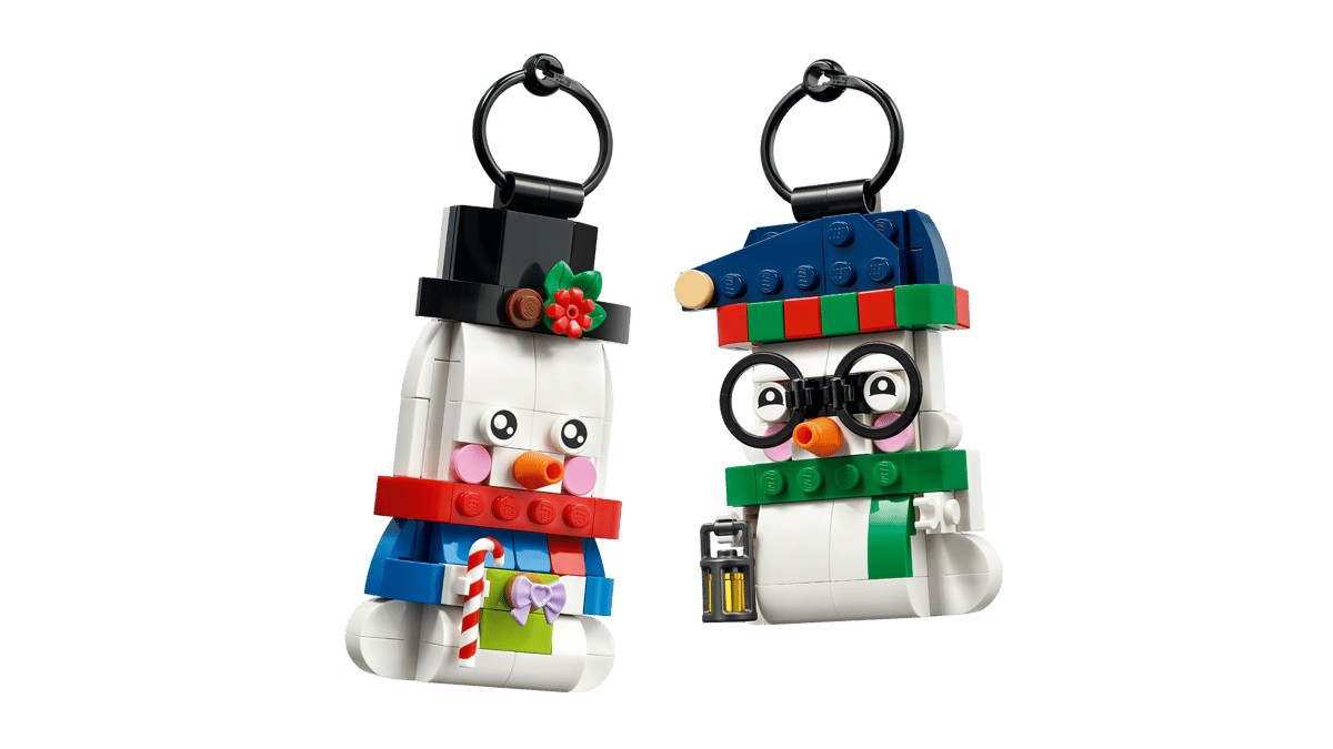Snowman Ornaments - Lego