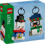 Snowman Ornaments - Lego