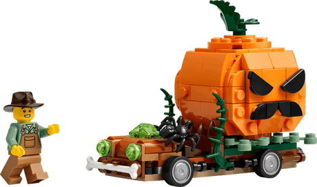Jack-o'-Lantern Pickup Truck - Lego