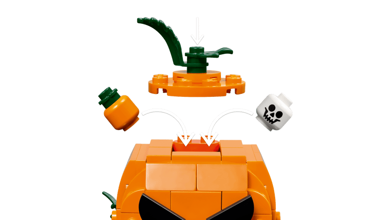 La camionnette citrouille-lanterne - Lego