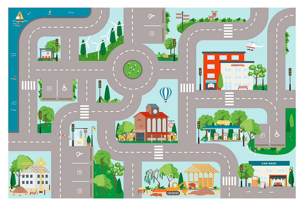 Achoka - Tapis de jeu - Ville