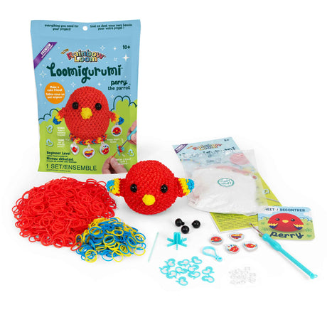 Rainbow Loom - Loomigurumi : Perry the Parrot (Bil)