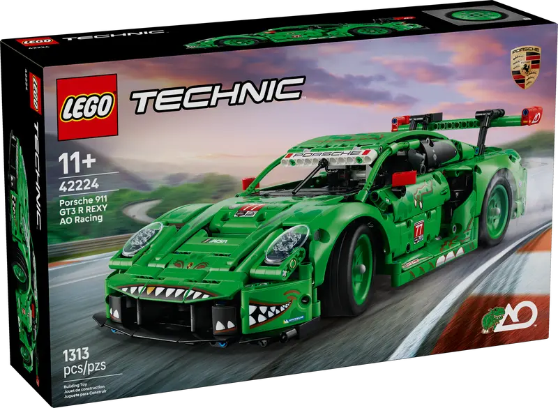 La voiture de course Porsche 911 GT3 R REXY AO Racing - Technic