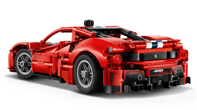 La voiture Ferrari 488 Pista - Technic
