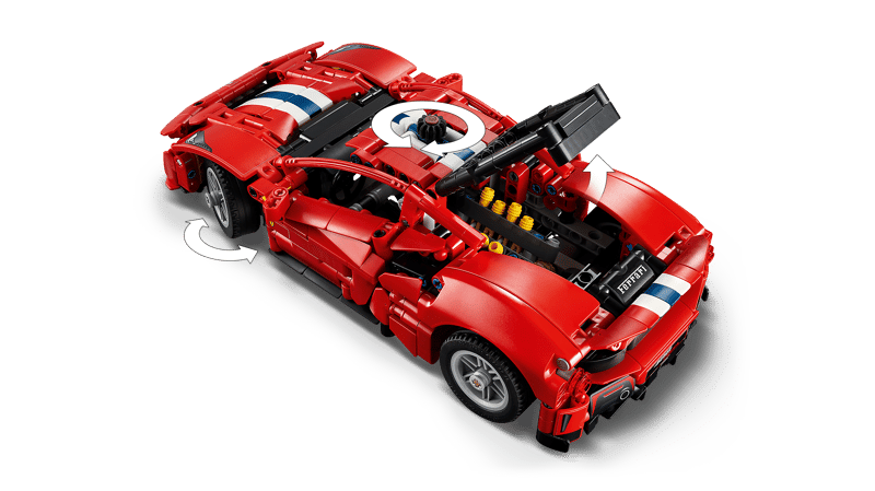 La voiture Ferrari 488 Pista - Technic