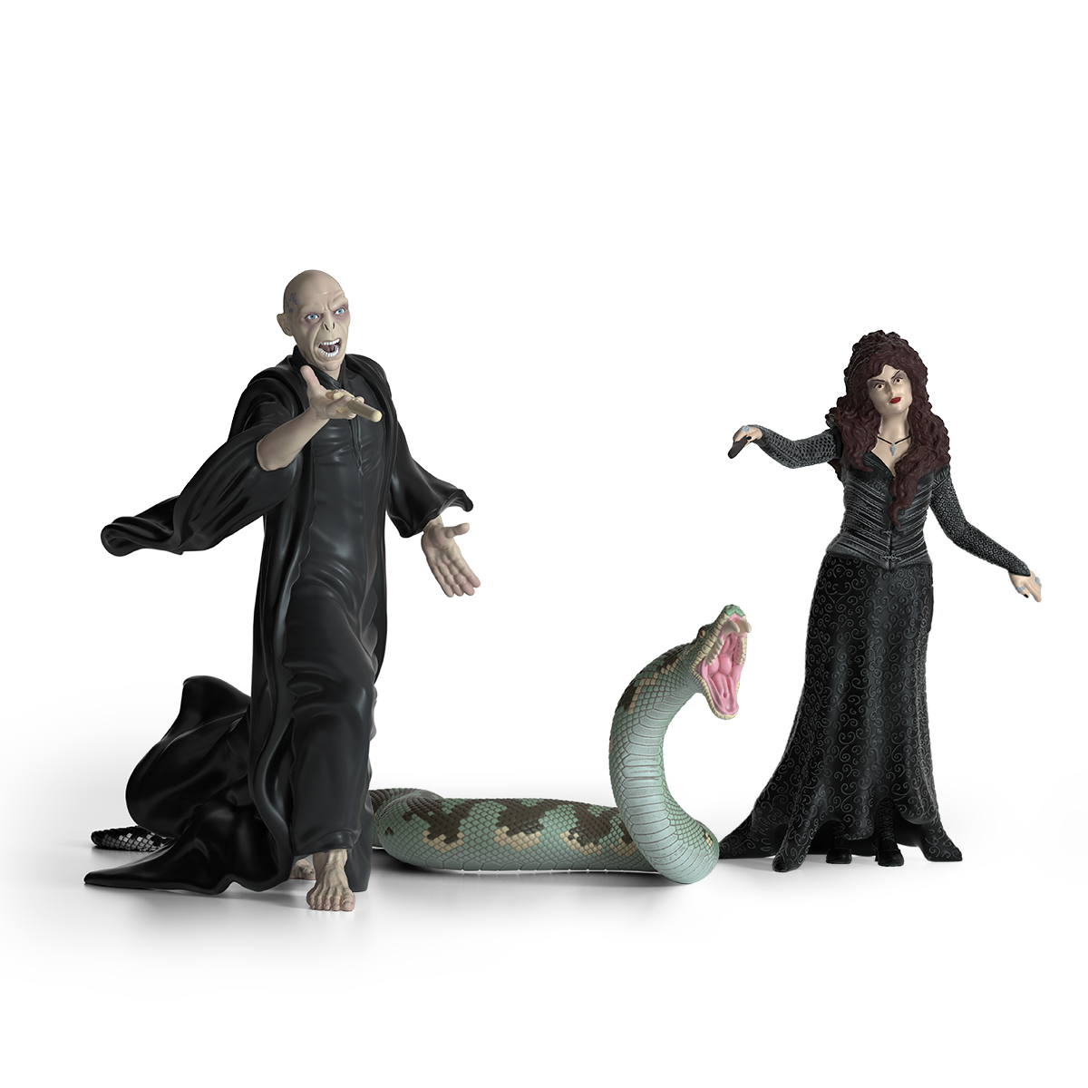 Voldemort avec Nagini et Bellatrix