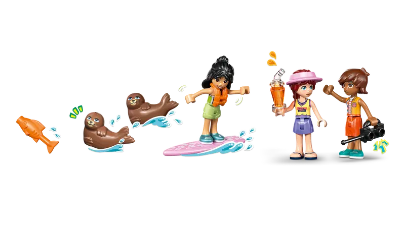 La maison sur la plage et les phoques - Friends