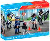 Ensemble métier 4 policiers - Action Heroes