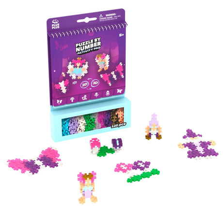 Plus Plus - Carnet d'activités Puzzle by Number - Forêt enchantée