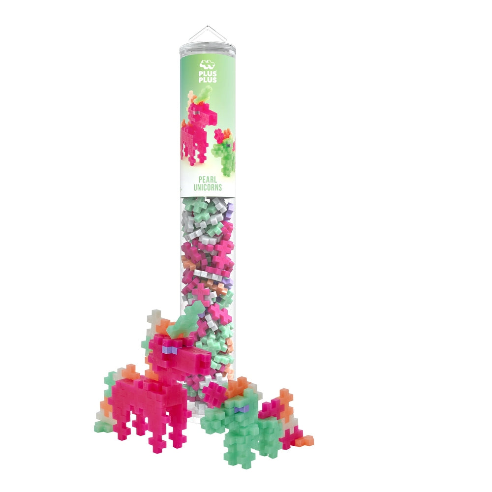 Plus Plus - Tube Licornes Perlées - 100 mcx